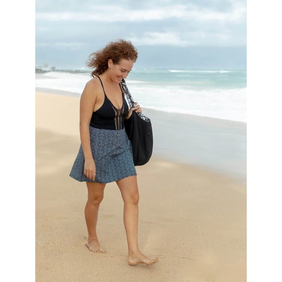 Ripskirt XL Black Patterned Mini Skirt For Beach Vacation, Poolside - Picture 3 of 8